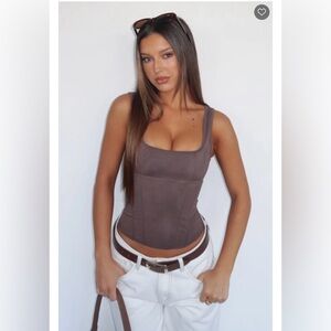 NWT One Love Mesh Bustier